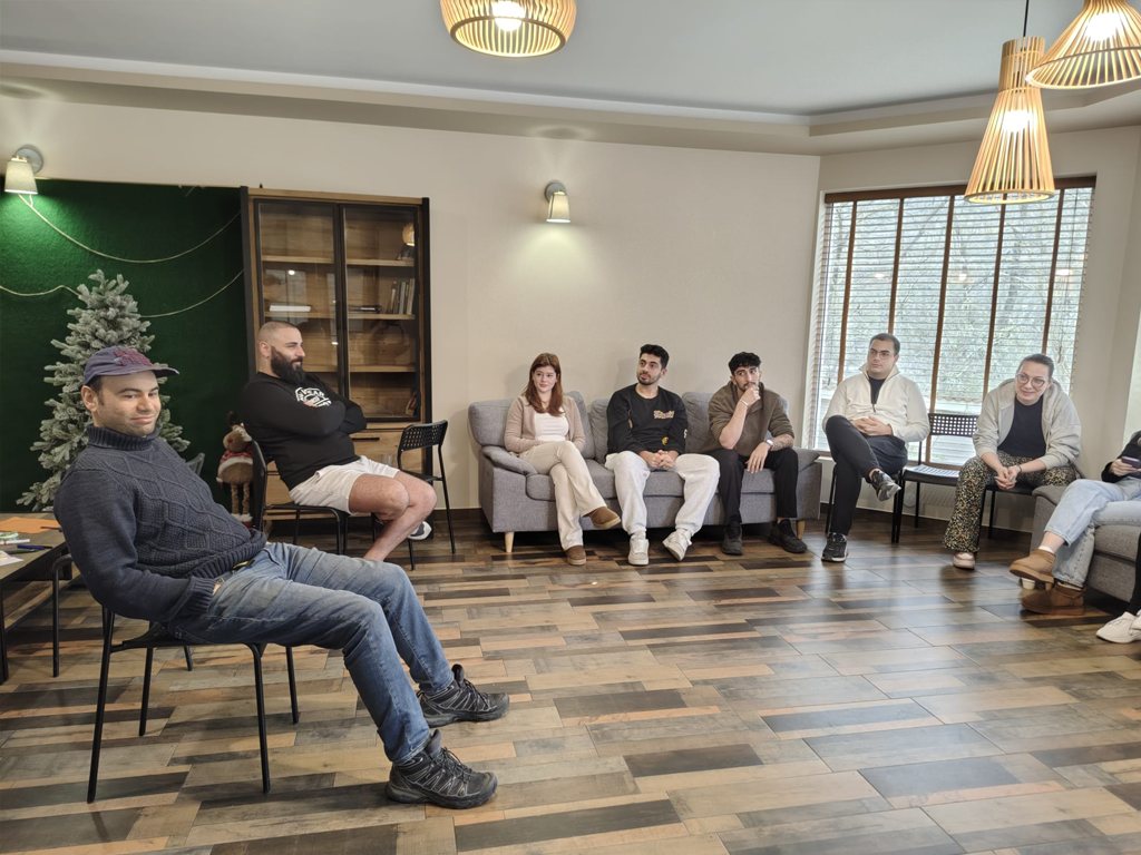 Participants seated in the training room