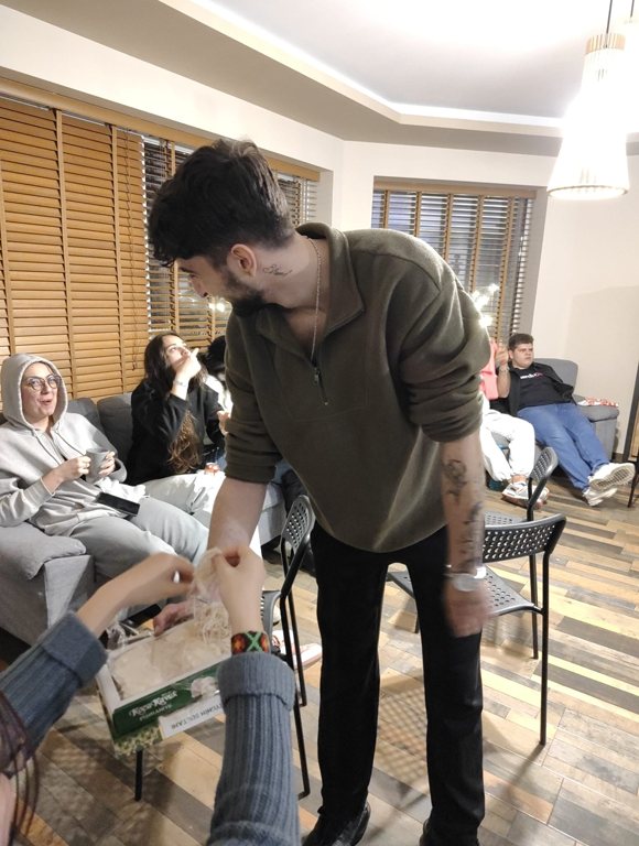 A participant leading an activity