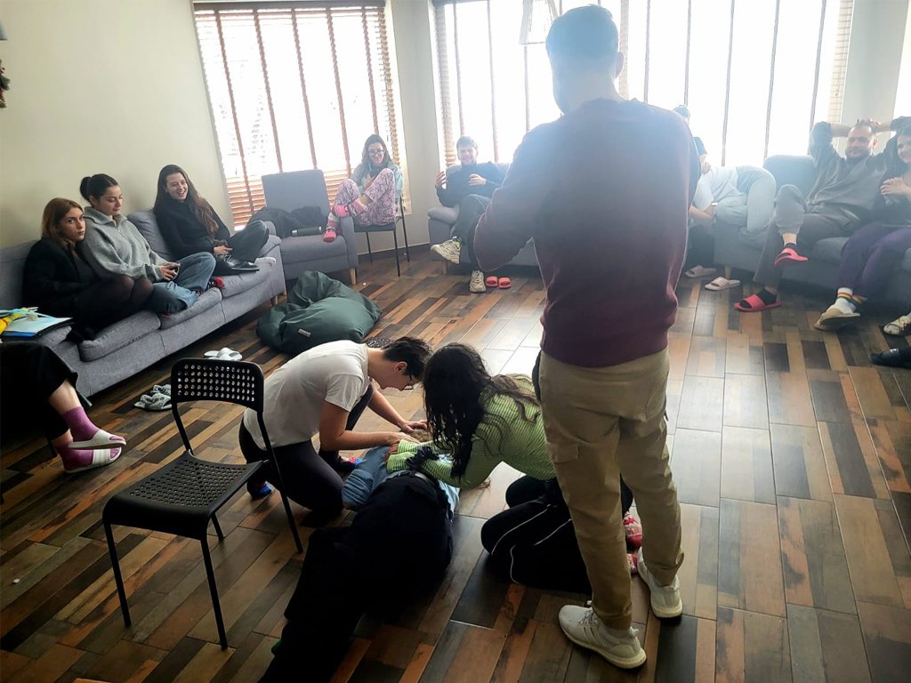 Participants during a group activity
