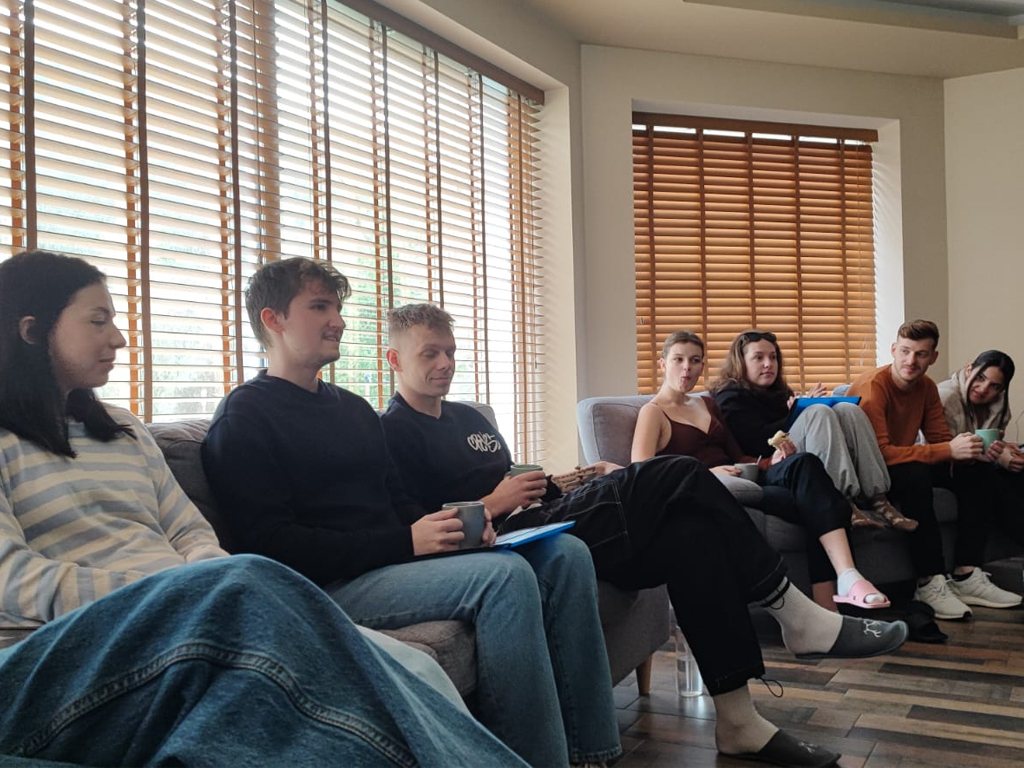 Participants listening during a workshop